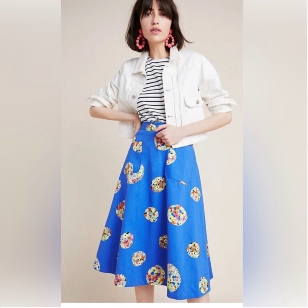 Anthro circle skirt